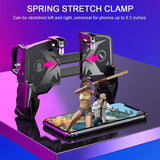 Multi-function mobile game controller with phone holder
