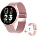 Pink steel belt send tape